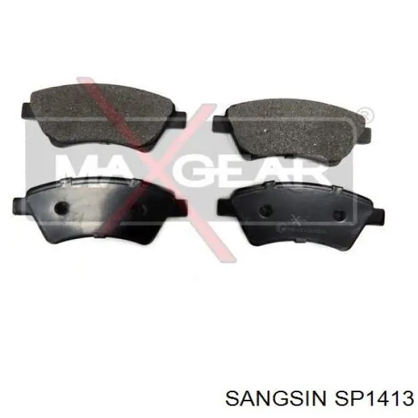 Sapatas do freio dianteiras de disco Sangsin SP1413 preço, a partir de 28,06 USD