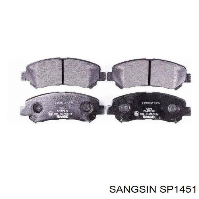 Sapatas do freio dianteiras de disco Sangsin SP1451 preço, a partir de 29,48 USD
