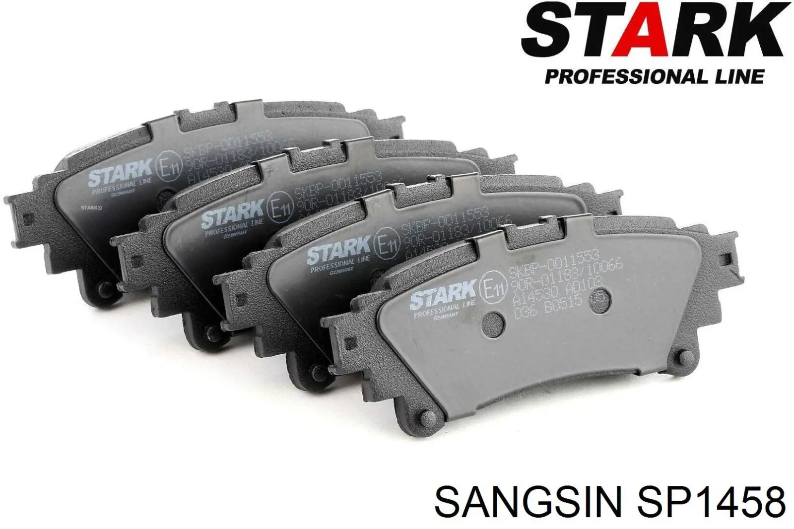 Sapatas do freio traseiras de disco Sangsin SP1458 preço, a partir de 30,47 USD
