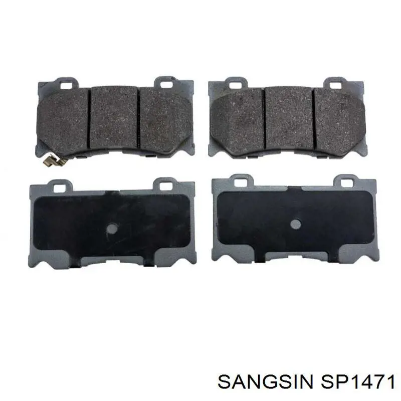 Sapatas do freio dianteiras de disco Sangsin SP1471 preço, a partir de 39,92 USD