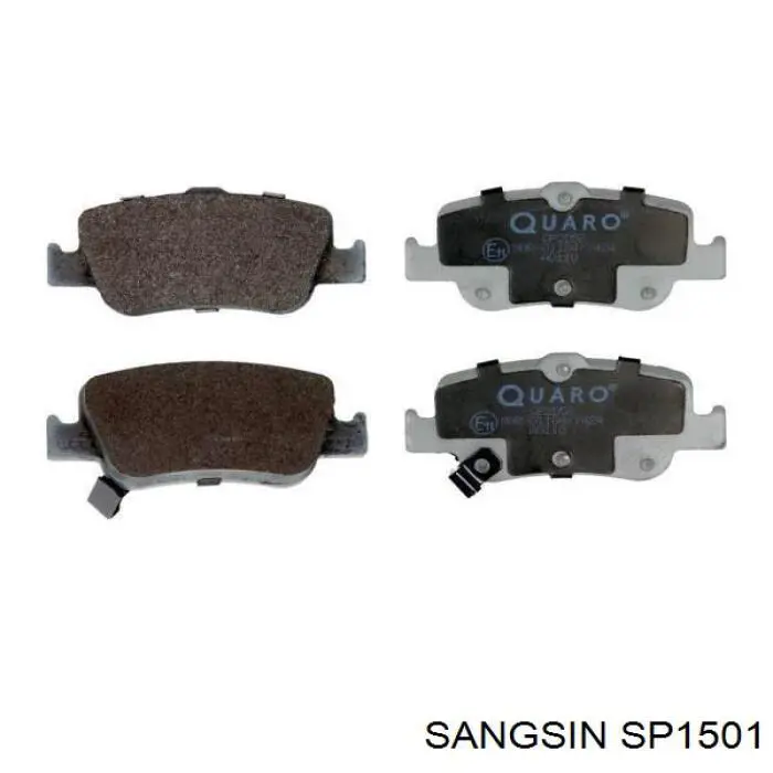 Sapatas do freio traseiras de disco Sangsin SP1501 preço, a partir de 23,11 USD