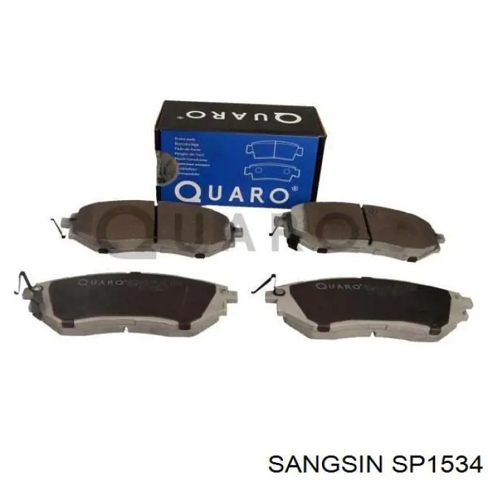 Sapatas do freio dianteiras de disco Sangsin SP1534 preço, a partir de 43,12 USD