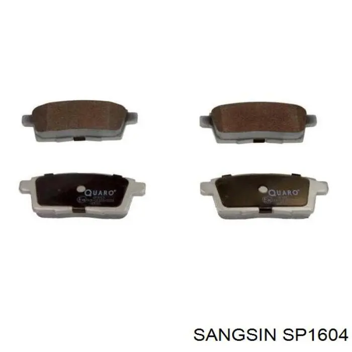 Sapatas do freio traseiras de disco Sangsin SP1604 preço, a partir de 30,36 USD