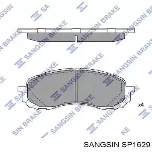 Sapatas do freio dianteiras de disco Sangsin SP1629 preço, a partir de 39,05 USD