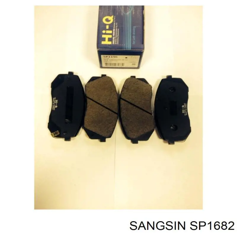 Compre SP1682 Sangsin Sapatas do freio dianteiras de disco