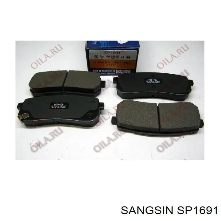 Sapatas do freio traseiras de disco Sangsin SP1691 preço, a partir de 47,90 USD