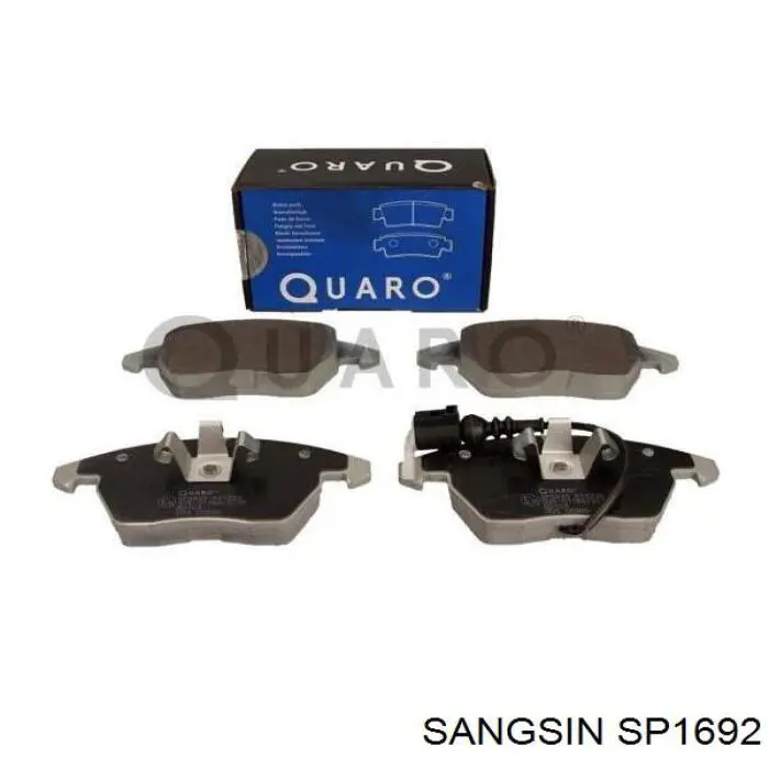 SP1692 Sangsin Sapatas do freio dianteiras de disco