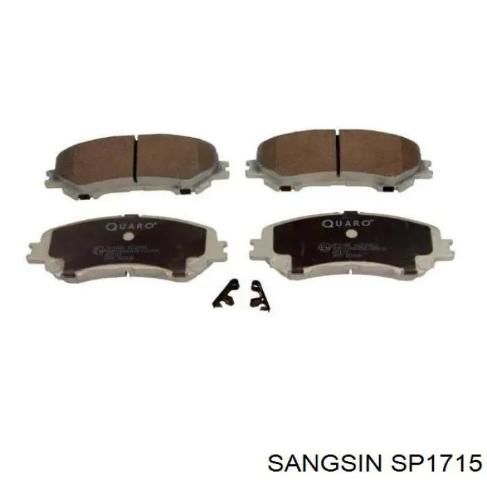 Sapatas do freio dianteiras de disco Sangsin SP1715 preço, a partir de 25,04 USD