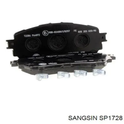 Compre SP1728 Sangsin Sapatas do freio dianteiras de disco