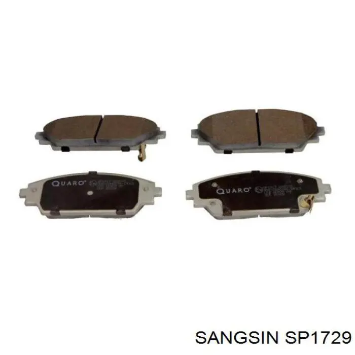 Sapatas do freio dianteiras de disco Sangsin SP1729 preço, a partir de 32,19 USD