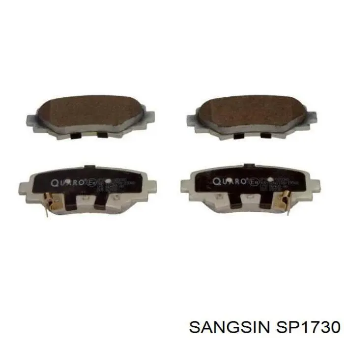 Sapatas do freio traseiras de disco Sangsin SP1730 preço, a partir de 28,13 USD