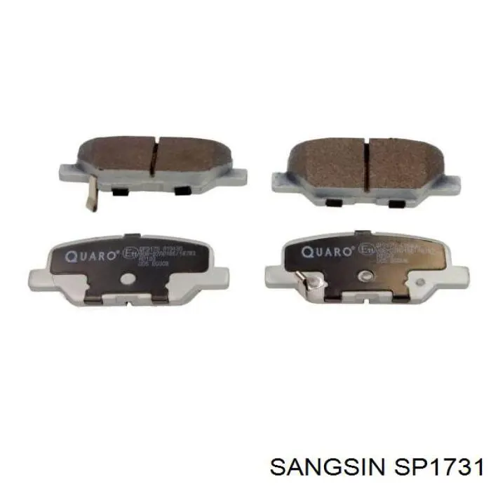 SP1731 Sangsin Sapatas do freio traseiras de disco