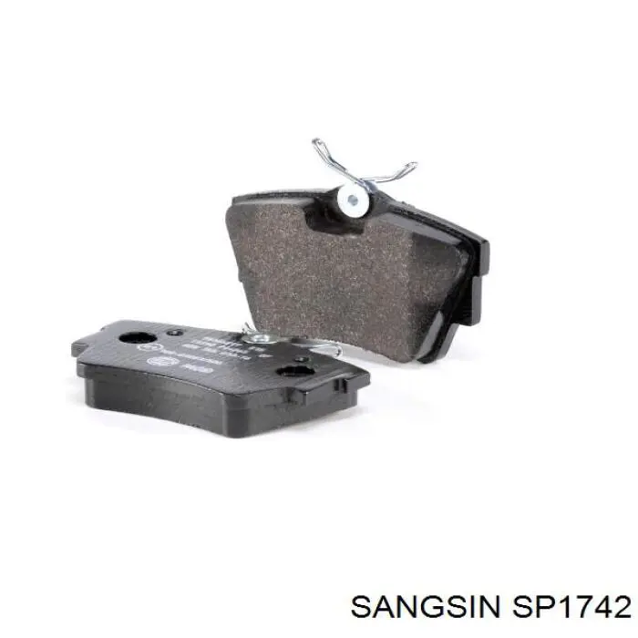 Compre SP1742 Sangsin Sapatas do freio traseiras de disco