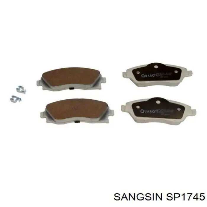 Sapatas do freio dianteiras de disco Sangsin SP1745 preço, a partir de 22,33 USD
