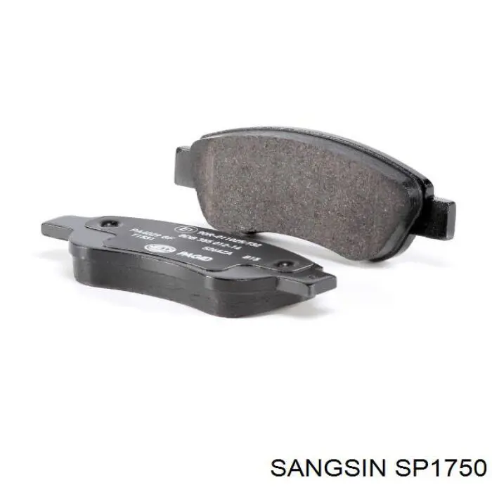 SP1750 Sangsin Sapatas do freio dianteiras de disco