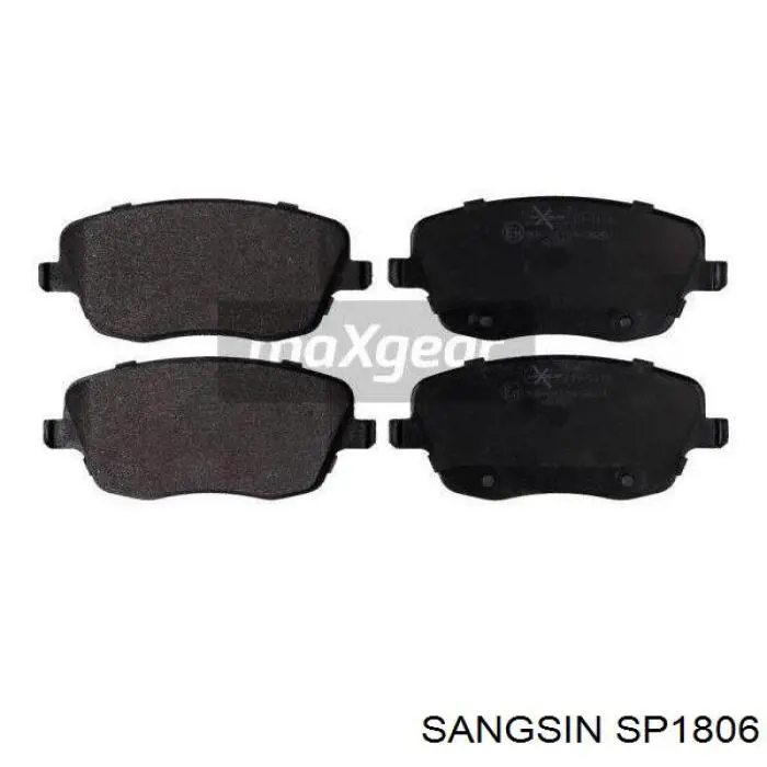 Compre SP1806 Sangsin Sapatas do freio dianteiras de disco