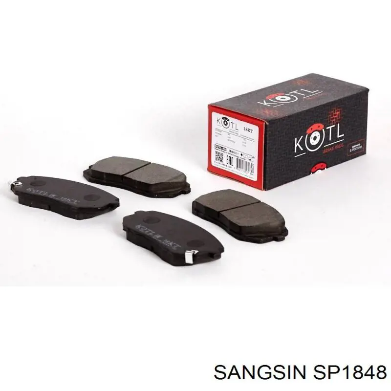 SP1848 Sangsin Sapatas do freio dianteiras de disco