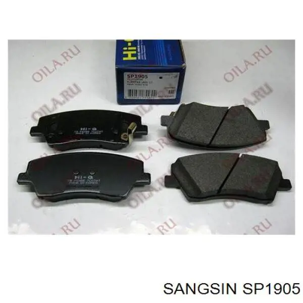 Sapatas do freio dianteiras de disco Sangsin SP1905 preço, a partir de 34,20 USD
