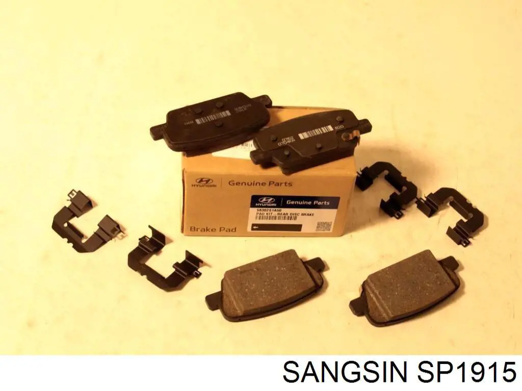 Sapatas do freio traseiras de disco Hyundai/Kia 58302S1A30 preço, a partir de 38,16 USD