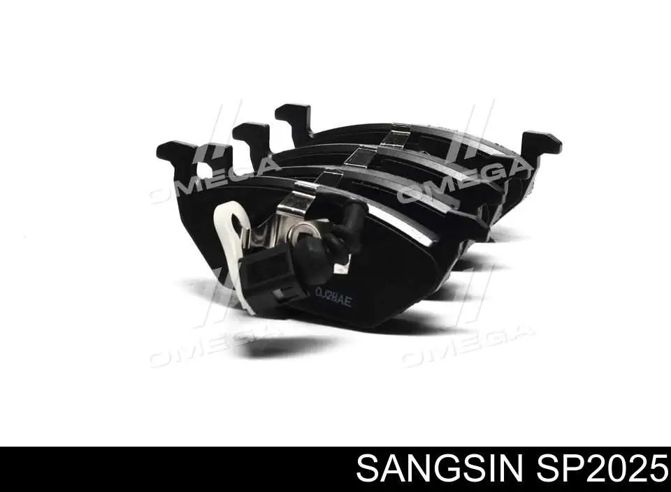 SP2025 Sangsin Sapatas do freio dianteiras de disco