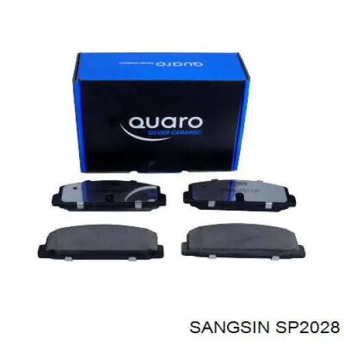 Sapatas do freio traseiras de disco Sangsin SP2028 preço, a partir de 16,78 USD