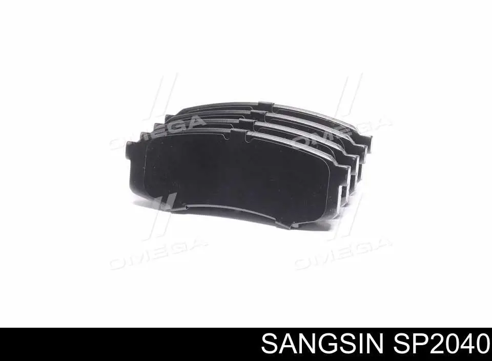 SP2040 Sangsin Sapatas do freio traseiras de disco