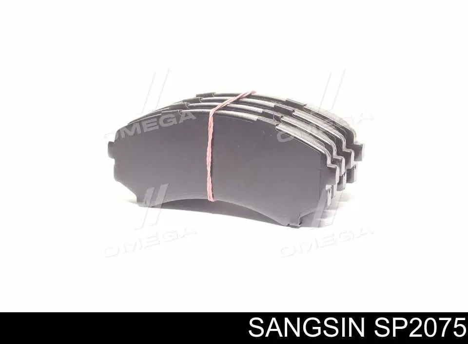 SP2075 Sangsin Sapatas do freio dianteiras de disco