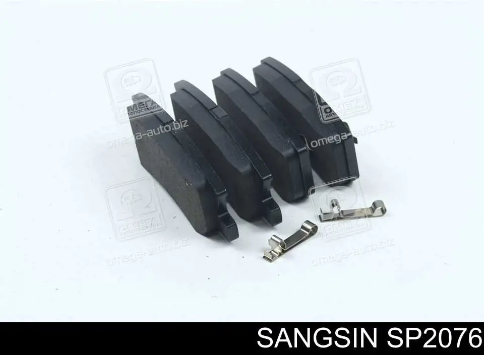 SP2076 Sangsin Sapatas do freio traseiras de disco