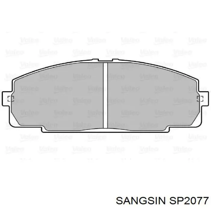 Sapatas do freio dianteiras de disco Sangsin SP2077 preço, a partir de 27,02 USD