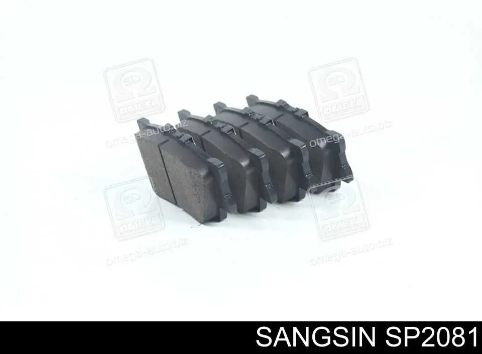 SP2081 Sangsin Sapatas do freio traseiras de disco