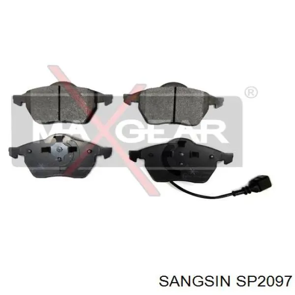 Sapatas do freio dianteiras de disco Sangsin SP2097 preço, a partir de 34,27 USD