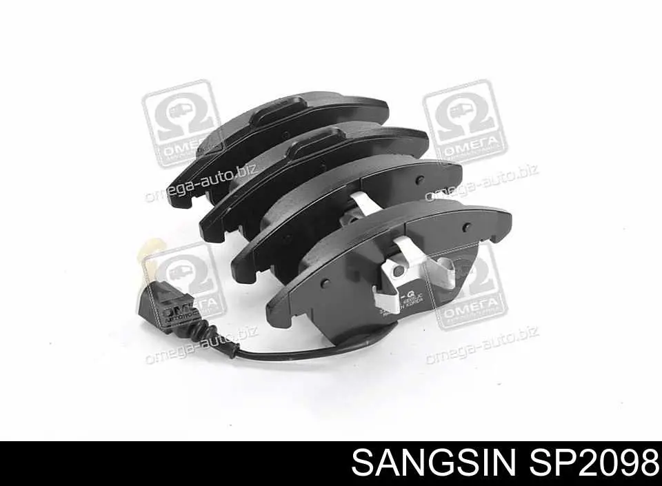 SP2098 Sangsin Sapatas do freio dianteiras de disco