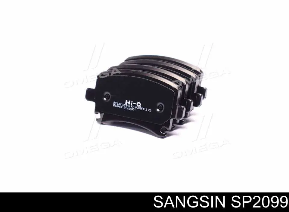 SP2099 Sangsin Sapatas do freio traseiras de disco