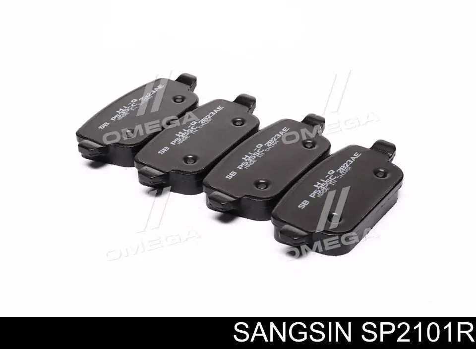 SP2101R Sangsin Sapatas do freio traseiras de disco