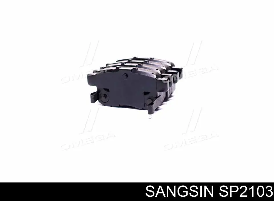 SP2103 Sangsin Sapatas do freio traseiras de disco