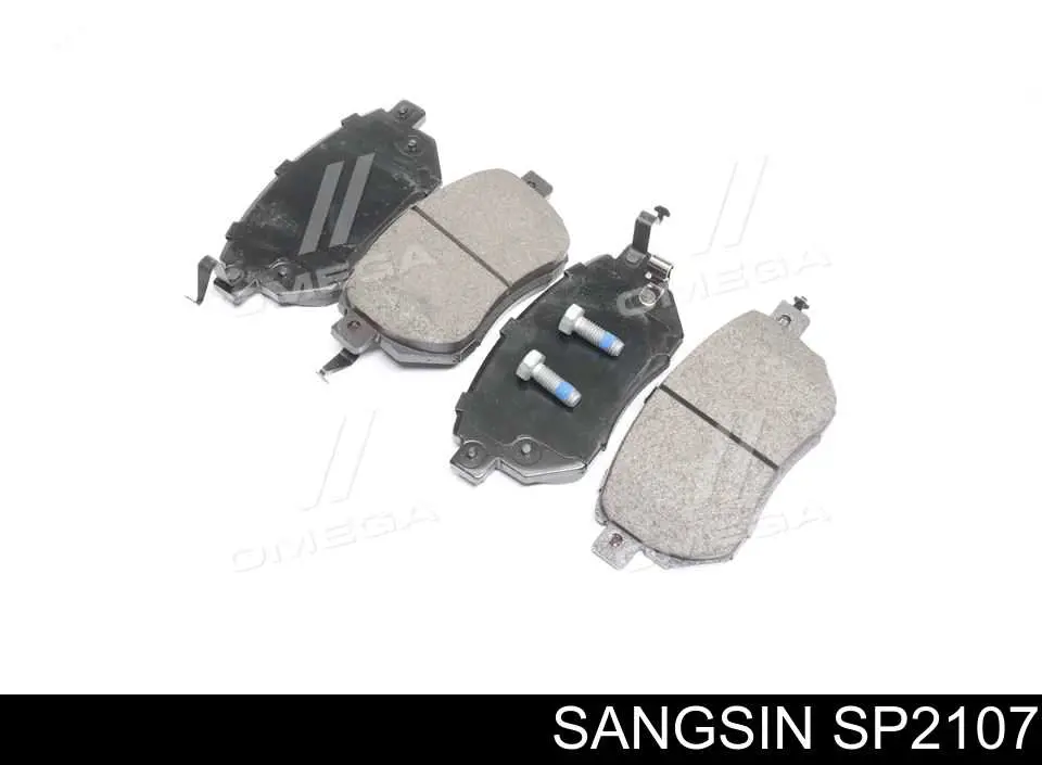 SP2107 Sangsin Sapatas do freio dianteiras de disco