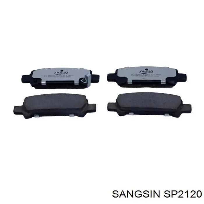 Sapatas do freio traseiras de disco Sangsin SP2120 preço, a partir de 24,81 USD