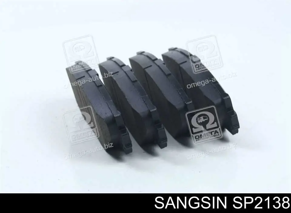 SP2138 Sangsin Sapatas do freio dianteiras de disco