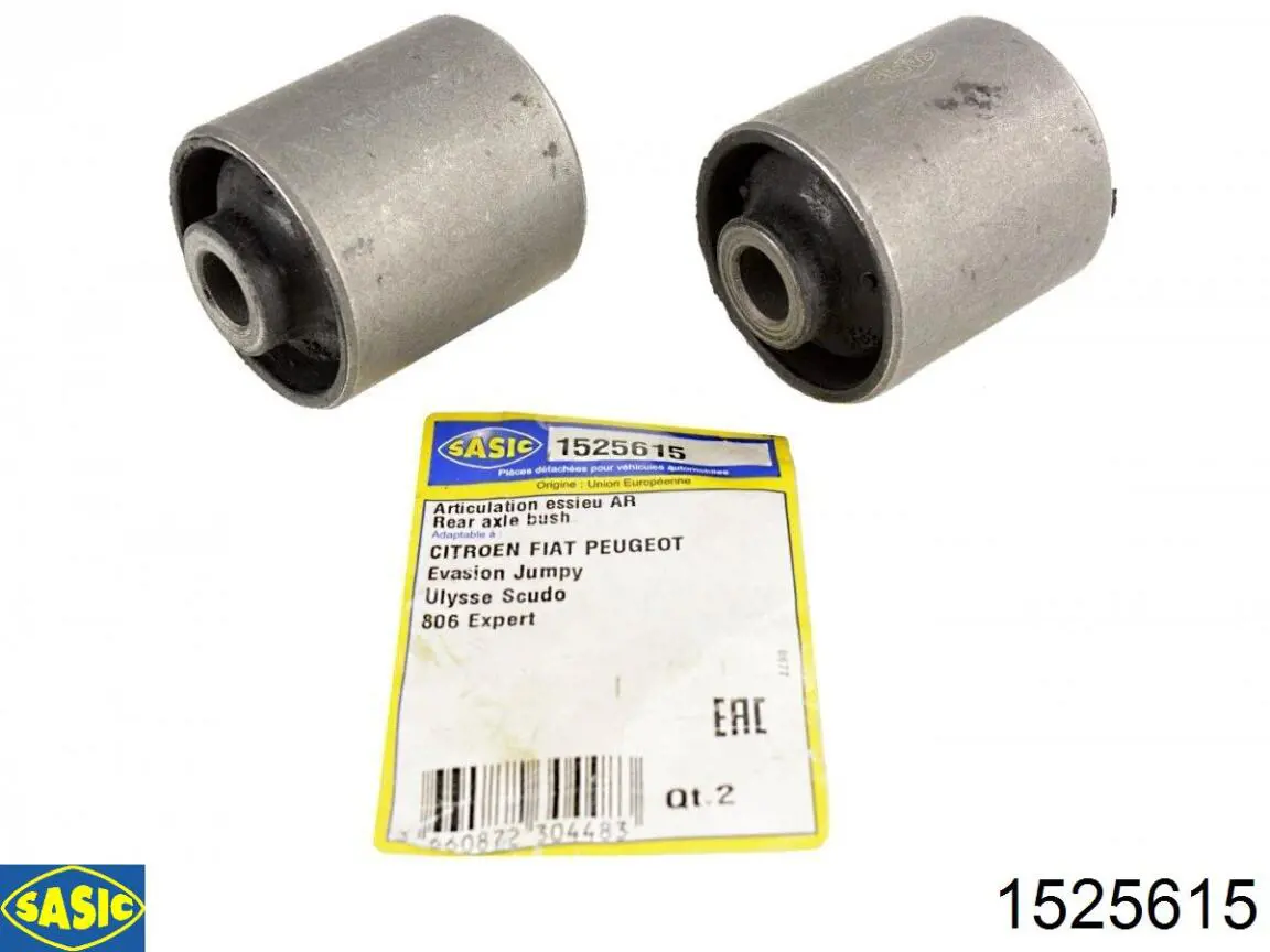Compre 1525615 Sasic Bloco silencioso de viga traseira (de plataforma veicular)