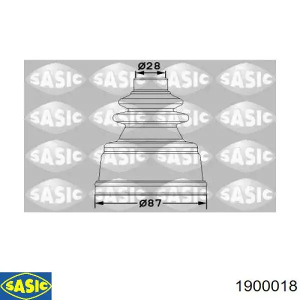 Bota de proteção interna esquerda de junta homocinética do semieixo dianteiro Sasic 1900018 preço, a partir de 8,90 USD