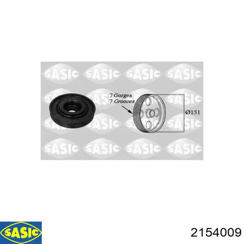 Compre 2154009 Sasic Polia de cambota