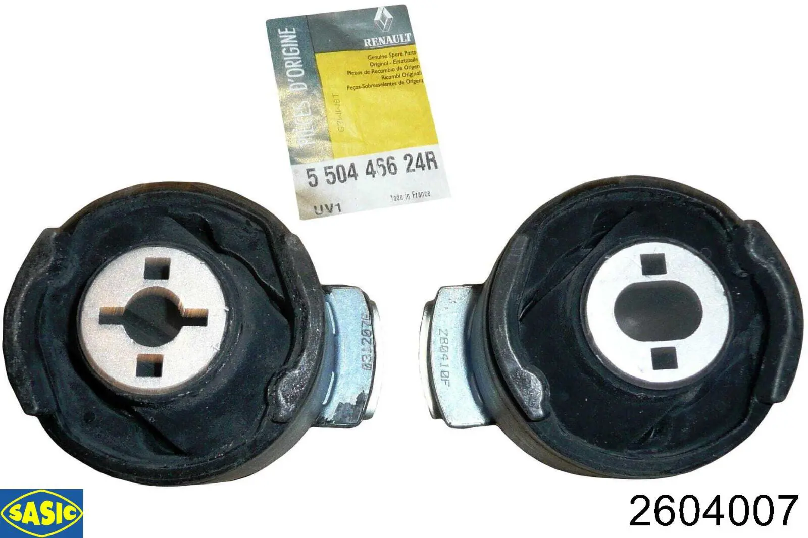 Compre 2604007 Sasic Bloco silencioso de viga traseira (de plataforma veicular)