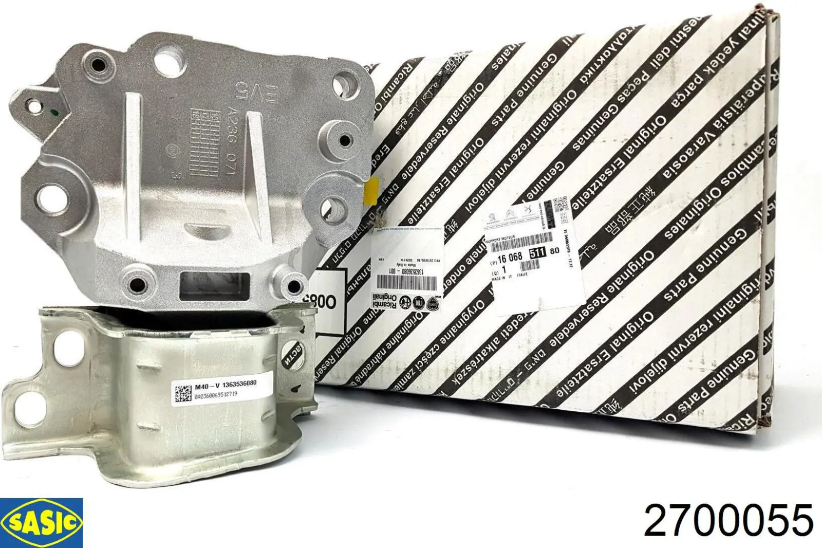 Coxim (suporte) esquerdo de motor 39480 Lemforder