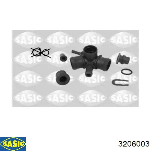 Flange do sistema de esfriamento (união em T) Sasic 3206003 preço, a partir de 10,04 USD