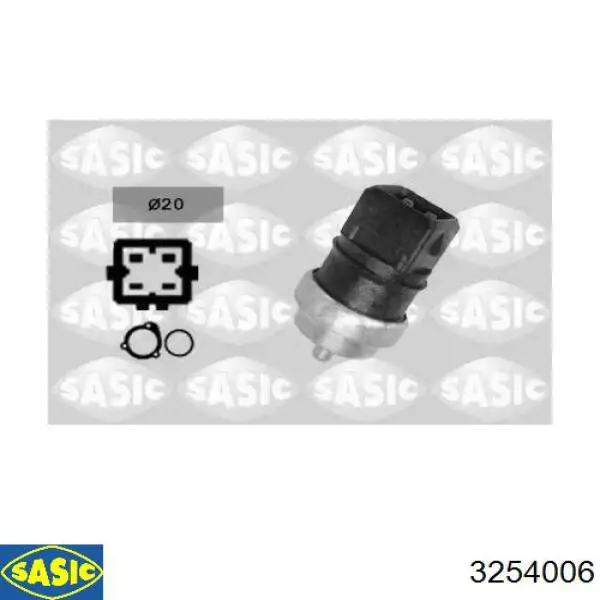 Sensor de temperatura do fluido de esfriamento Sasic 3254006 preço, a partir de 13,16 USD