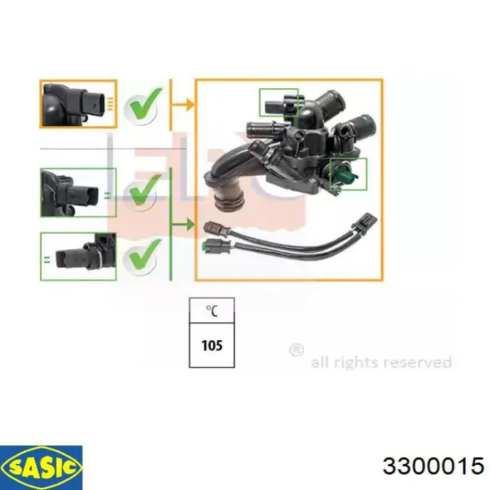 Compre 3300015 Sasic Termostato
