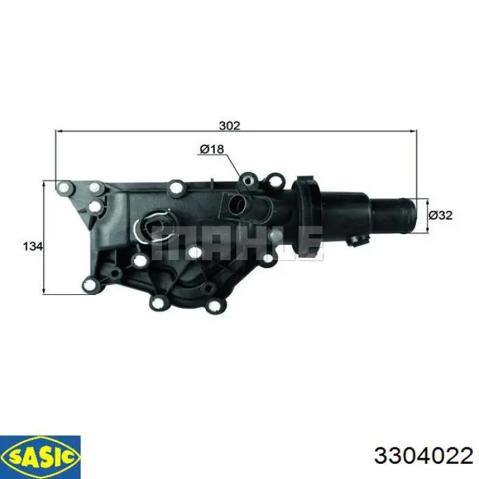 Caixa do termostato Sasic 3304022 preço, a partir de 47,84 USD