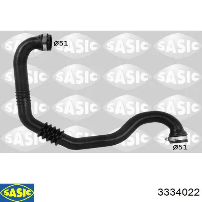 Mangueira (cano derivado) de intercooler 6026PT2 Polcar