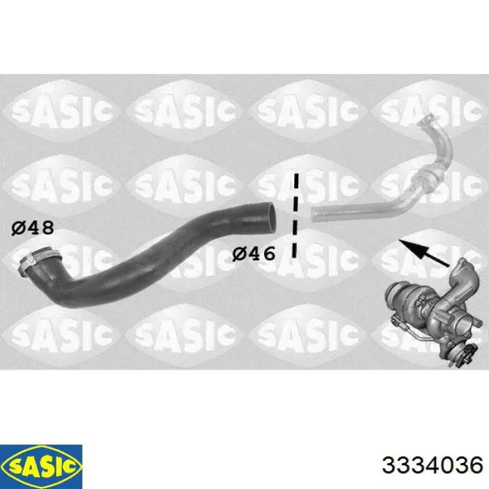754494 Cautex Cano derivado de ar, saída de turbina (supercompressão)