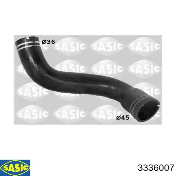 Mangueira (cano derivado) de intercooler 11595 Rapro